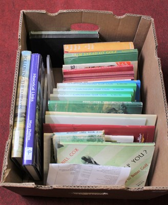Lot 240 - A box of books, to include hardback examples,...