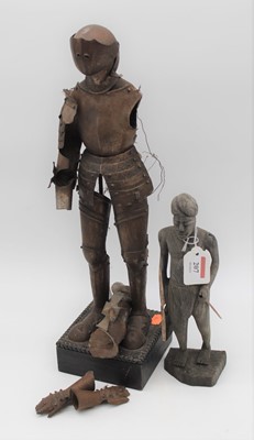 Lot 207 - A 20th century miniature suit of armour...