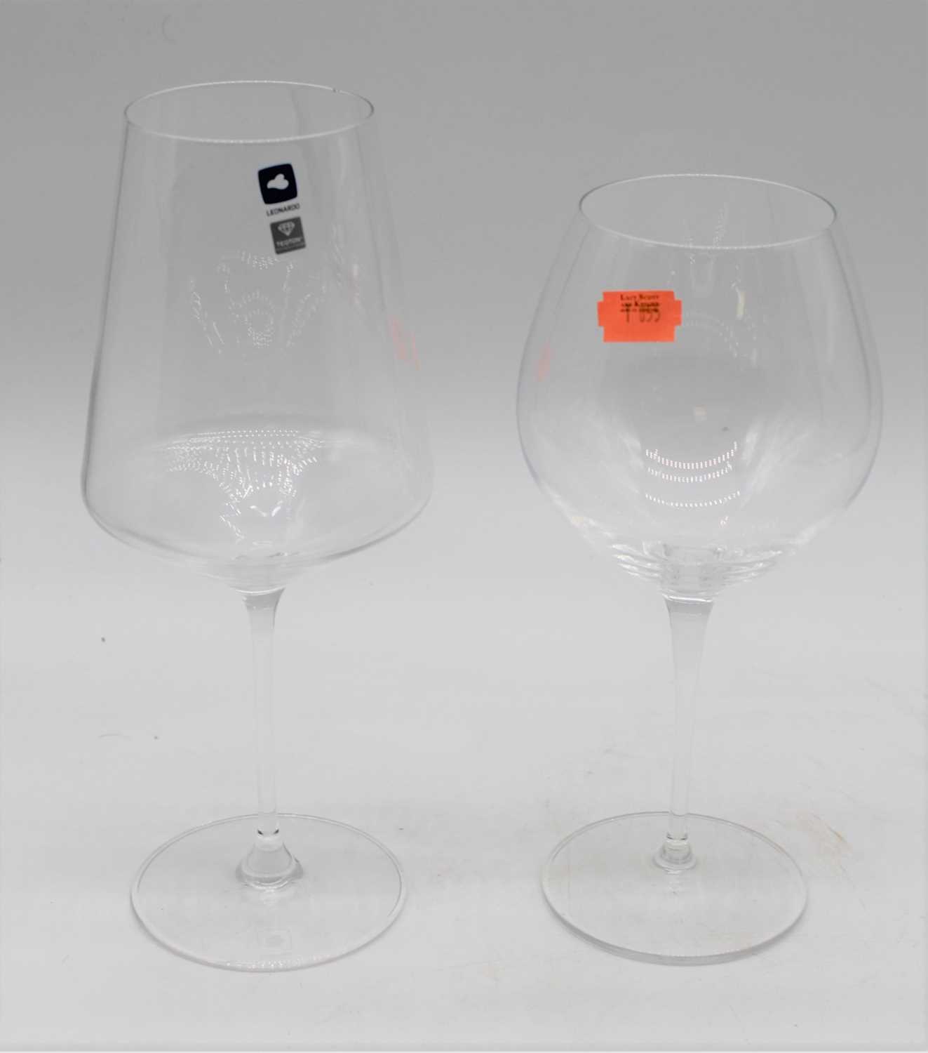 Lot 176 - A suite of fourteen Leonardo wine glasses