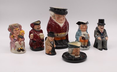Lot 192 - A collection of six Royal Doulton character...