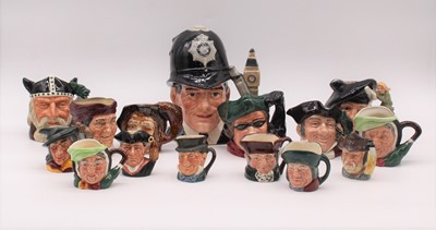 Lot 199 - A collection of Royal Doulton character jugs...