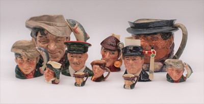 Lot 200 - A collection of Royal Doulton character jugs...
