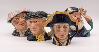 Lot 202 - A collection of Royal Doulton character jugs...