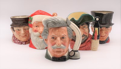 Lot 203 - A collection of Royal Doulton character jugs...
