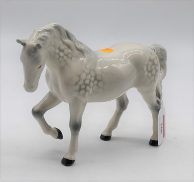 Lot 266 - A Beswick model of a horse, white gloss,...