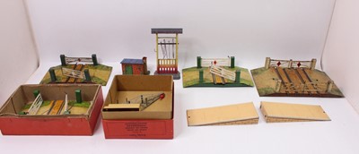 Lot 266 - Two large trays containing Hornby accessories:...