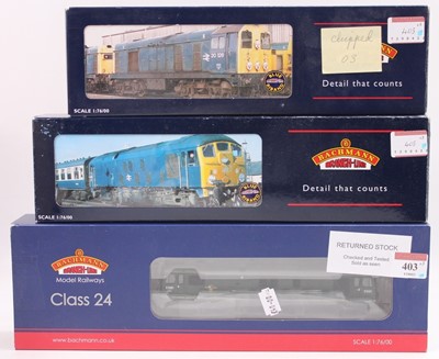 Lot 403 - Three Bachmann Branchline diesel locos:...