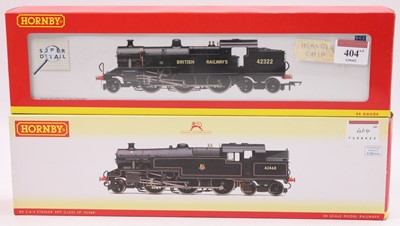 Lot 404 - Two Hornby 2-6-4 class 4P tank locos BR livery...