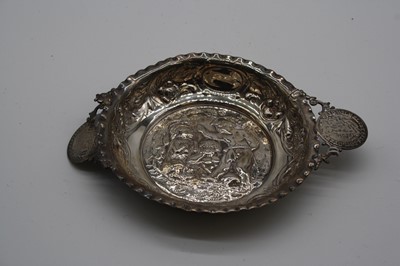 Lot 401 - A circa 1900 continental silver bowl, of...