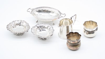 Lot 451 - A pair of Victorian silver bonbon dishes, each...