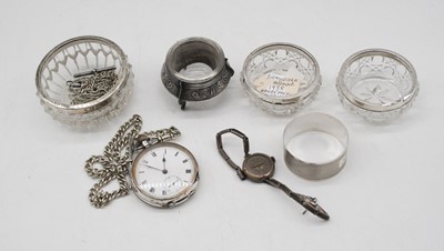 Lot 467 - An early 20th century silver cased open faced...