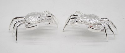 Lot 476 - A pair of reproduction silver plated table...