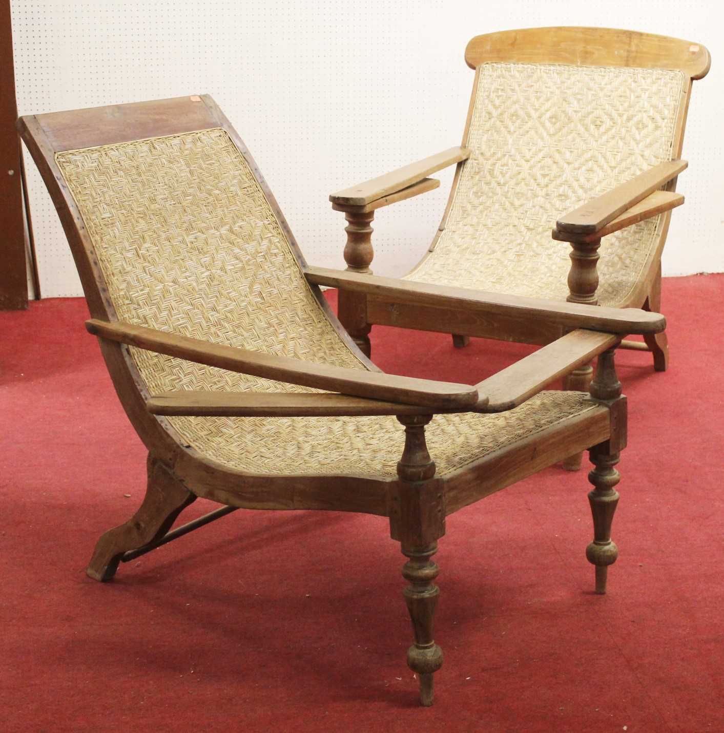Lot 1395 - Two similar early 20th century Eastern...