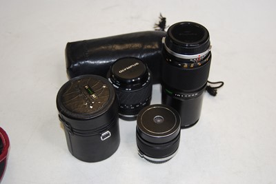 Lot 613 - An Olympus OM2 camera, with automatic control...