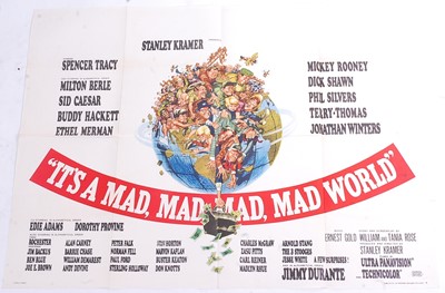 Lot 1248 - Its a Mad, Mad, Mad, Mad World, 1963 UK quad...