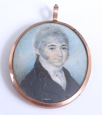 Lot 2266 - An early 19th century double-sided portrait...