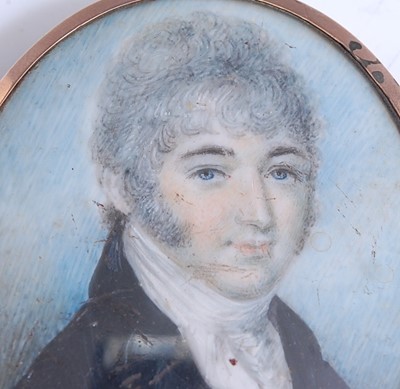 Lot 2266 - An early 19th century double-sided portrait...