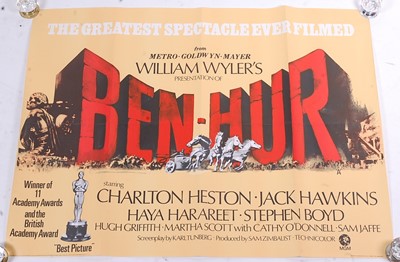 Lot 1244 - Ben-Hur, 1959 UK quad film poster, directed by...