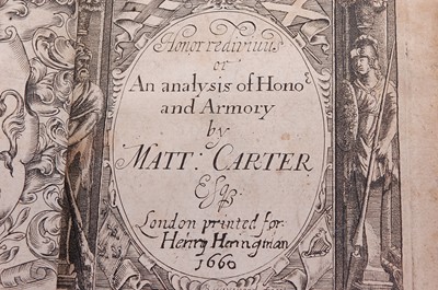 Lot 2044 - Carter, Matthew: Honor Rediviuus or An...