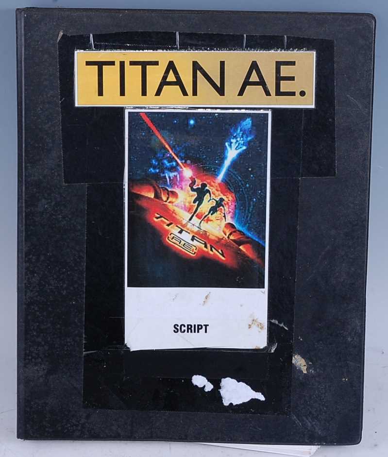 Lot 1192 - Titan A.E., a final version script for the...