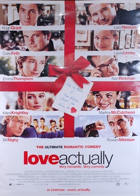 Lot 1246 - Love Actually, 2003 UK one-sheet film poster...