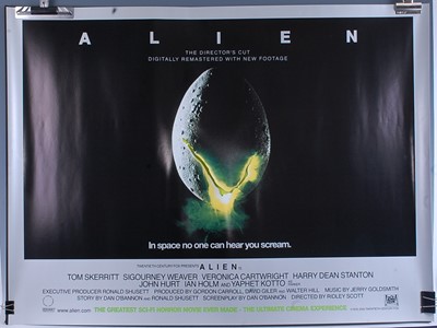 Lot 1236 - Alien The Directors Cut, 2003 UK quad poster,...