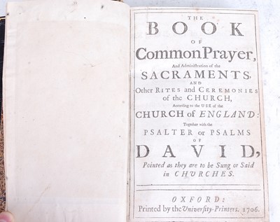 Lot 2028 - The Book Of Common Prayer, And Administration...
