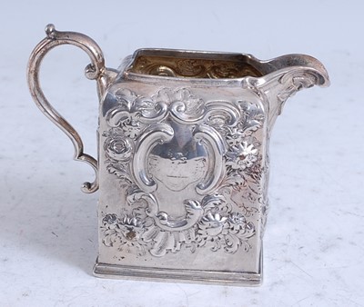 Lot 2118 - A mid Victorian silver three-piece tea service,...