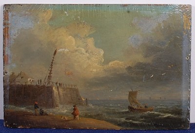 Lot 2380 - 19th century Dutch school - Returning to...