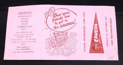 Lot 1185 - A pair of mint unused and unfolded Cavern Club...