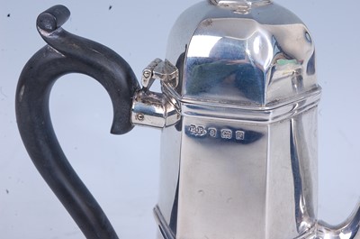 Lot 234 - An Art Deco silver bachelor's coffee pot, of...