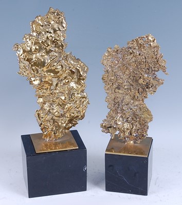 Lot 338 - Two similar contemporary gilt bronze...