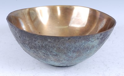 Lot 333 - A contemporary green patinated and polished...