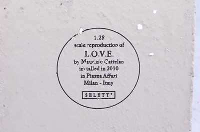 Lot 181 - Maurizio Cattelan (b.1960) - L.O.V.E.,...