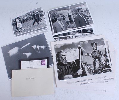 Lot 1207 - A large collection of film stills publicity...