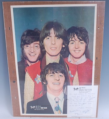 Lot 1206 - The Beatles, an The Official Beatles Fan Club...