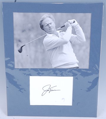 Lot 1268 - Jack Nicklaus "The Golden Bear", a black and...