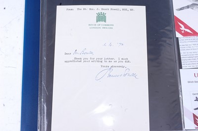 Lot 1173 - An autograph album containing over 33...