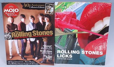 Lot 1142 - The Rolling Stones, a collection of hardback...