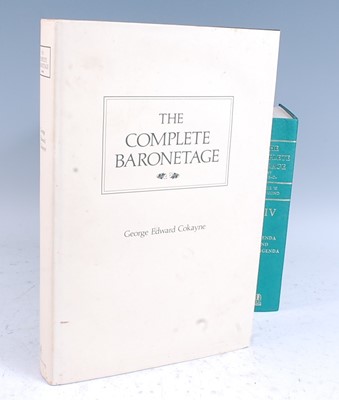 Lot 2003 - Cokayne, George Edward: Complete Baronetage,...