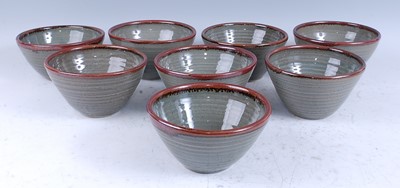 Lot 173 - A suite of contemporary studio pottery by...