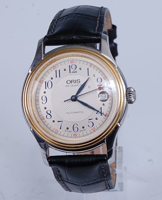 Lot 2246 - A gent's Oris steel cased automatic wristwatch,...