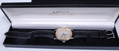 Lot 2246 - A gent's Oris steel cased automatic wristwatch,...