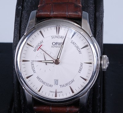 Lot 2248 - A gent's Oris steel cased automatic wristwatch,...