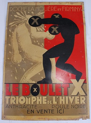 Lot 364 - A French 1930s colour lithographic on tin...