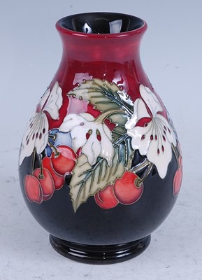 Lot 101 - A contemporary Moorcroft pottery vase in the...