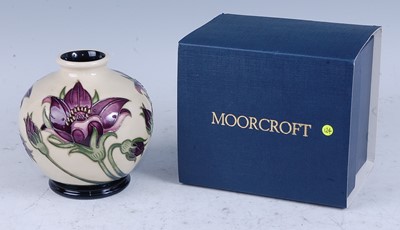 Lot 102 - A contemporary Moorcroft pottery vase in the...