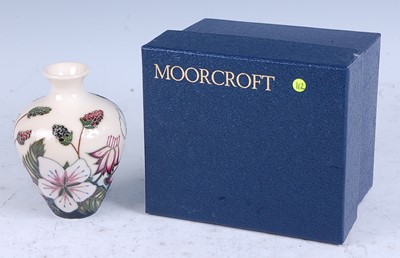 Lot 106 - A contemporary Moorcroft miniature pottery...
