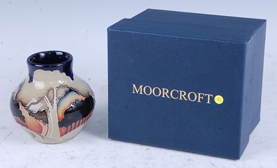 Lot 118 - A contemporary Moorcroft miniature pottery...