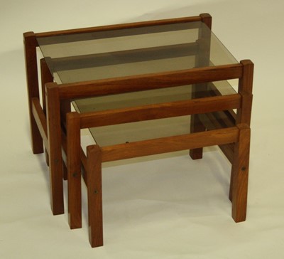 Lot 577 - A 1970s probably Danish hardwood and smoke...